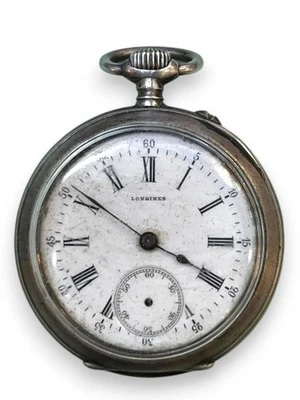 Reloj Bolsillo Longines Vintage - Plata 900 - Gran Premio - Para Piezas/Restauración Foto 1 de 4