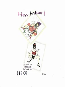 Stoffkunst Puppe Muster "Hey, Mister!" von Mary Tressler - Bild 1 von 1