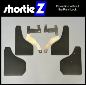 shortieZ | Mud Flaps & Kit FITS Ford Fiesta Mk8 ST ST-Line Black 4mm PVC *Gloss - Picture 1 of 1