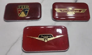 Lot of (3) Ford Racing Champions Die Cast Emblem Plaque size 2.5" - Picture 1 of 9