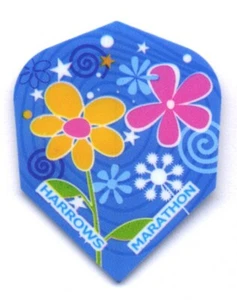 5 SÄTZE HARROWS MARATHON FLOWER POWER STANDARD DART FLIGHTS - Bild 1 von 1