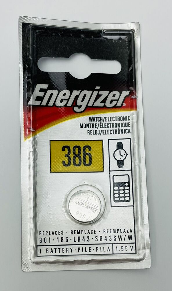 6 x Energizer 386 301 186 SR43SW SR43W Watch Battery Silver Ox Battery
