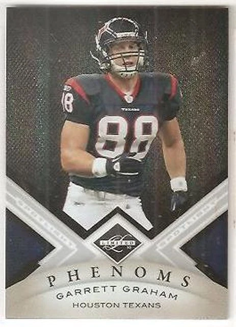 Garrett Graham Houston Texans Wisconsin 2010 Limited RC SILVER SPOTLIGHT 11/50 - Image 1 of 1