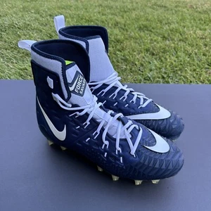 Men's Nike Force Savage Elite TD Football Cleats Blue White Size 12.5 857063-411 - Picture 1 of 9