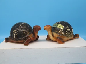 Vintage ~ Turtle ~ Salt & Pepper Shakers ~ Tortoise ~ Ceramic ~ Florida - Imagen 1 de 9