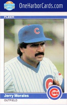 1984 Fleer Chicago Cubs #498 Jerry Morales - Image 1 of 2