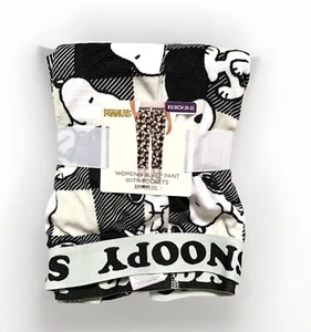 NEU Peanuts SNOOPY weicher Plüsch Velours Damen Pyjamahose Unterteil Gr. XS (0-2) - Bild 1 von 7