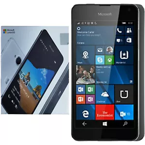 BNIB Microsoft Lumia 650 RM-1152 Single-SIM Black 16GB Factory Unlocked 4G GSM - Picture 1 of 1