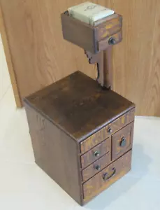 JAPANESE ANTIQUE 7 DRAWER 1 HIDDEN TANSU HARIBAKO SEWING BOX ZELKOVA WOOD? PLUS - Picture 1 of 17