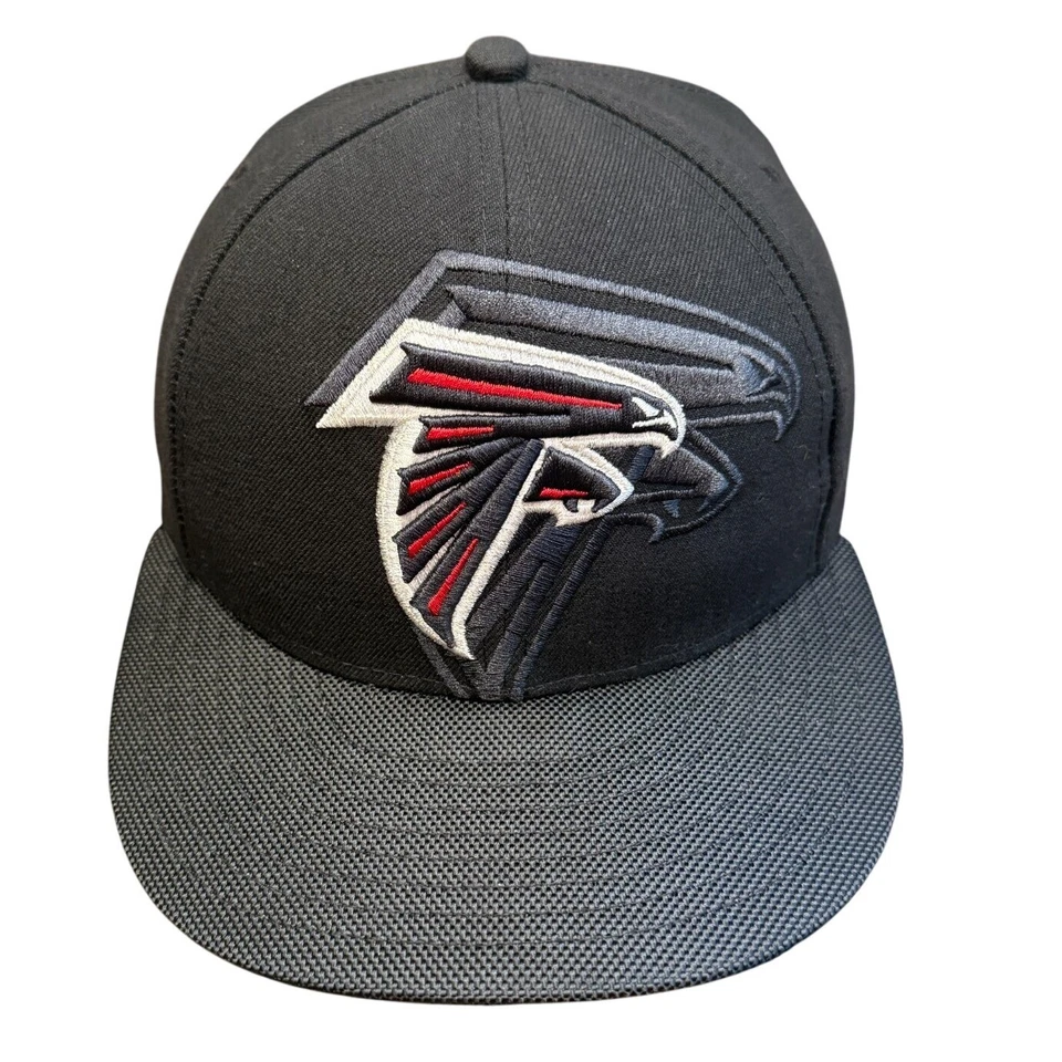 Atlanta Falcons New Era 59Fifty Gorra Gorra 7 3/8 Negro NFL Fútbol Foto 1 de 4