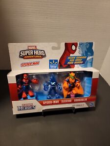 Playskool Marvel Super Hero Adventures Spider-Man Electro Hobgoblin Walmart exc