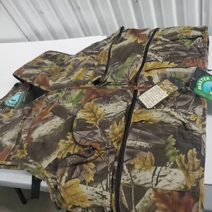 Sherbrooke Camo Traditional Hunting Vest, Size XL, Cushioned Seat Duck - Picture 1 of 8