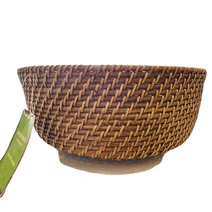 SONOMA Fruta Tejida Ligera a Mano de Lombok Ratán Playa Costera Boho - Imagen 1 de 10