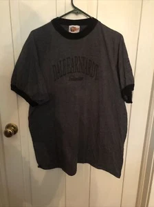 Vintage Dale Earnhardt Intimidator Nascar Ringer T-Shirt Herren grau schwarz XL - Bild 1 von 5