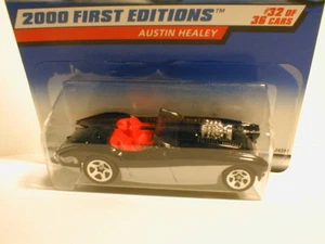 Hot Wheels 2000 First Editions #32 AUSTIN HEALEY black & silver - Picture 1 of 2
