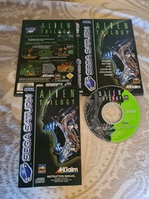 Alien Trilogy Sega Saturn aus 1996 Guter Zustand Komplett f&uuml;r Sammler oder Gamer