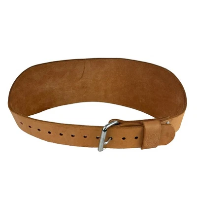 "Cinturón de levantamiento de pesas de cuero Altus de colección 6"" grande (34-42) hebilla de 2 puntas" Foto 1 de 4
