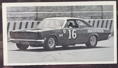 1970 Fleer Dragstrips, Darel Dieringer #16 Bud Moore Engineering Mercury/NASCAR - Image 1 of 2