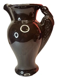 Vintage 80s Heager Pottery Pelican Pitcher Vase #9506 11.25" MCM Art Deco - Picture 1 of 5