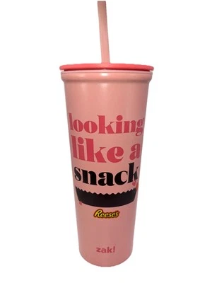 Copo de aço inoxidável Reese’s parecendo um lanche 22 oz zak! Leitura isolada - Imagem 1 de 4
