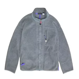 Chaqueta de lana vintage Patagonia talla mediana gris cremallera completa años 90 - Imagen 1 de 3
