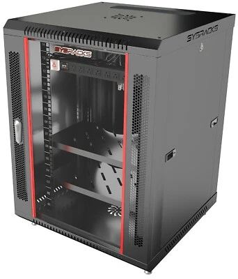 Gabinete de rack de servidor de red de TI de montaje en pared profundo de 15U 24" - ACCESORIO GRATUITO Foto 1 de 4