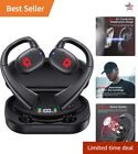 Open Ear Bluetooth Headphones - Stereo Sound, Clear Call, Wireless Charging Case