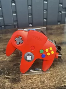 Offizieller Nintendo 64 Controller OEM N64 Farbe Rot Tight Stick 9/10 vollständig getestet - Bild 1 von 8