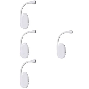 4 Stück Buch-Leselampe, Clip-Lampe, flexible Leselampe, tragbare Lampe für - Bild 1 von 12