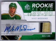2008-09 SP Authentic Rookie Review Autographed Patches #RRMM Mike Modano 89/100