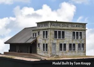 N Scale Pacific Coast Railway Co. San Luis Obispo Depot Kit (1107) - Picture 1 of 8