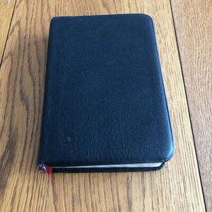 Holy Bible References Concordance Genuine Morocco Leather Black 1949 - Picture 1 of 23