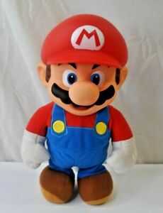 Jakks 10" World Of Nintendo Jumping Super Mario Plush-Sound Figure-Works