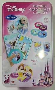 👸Disney Frozen Playing Card Games Superset 3 Decks 4 Card Holders☃️ - Picture 1 of 9