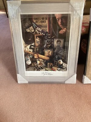 Joe Dimaggio Signed Ltd Edition Collage w/Yankee Clipper  David Spindel PSA/DNA - Image 1 of 3