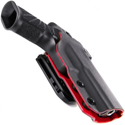 OWB Fits P320 M17 / Carry X / Compact OWB Red Kydex Open Carry Holster Right