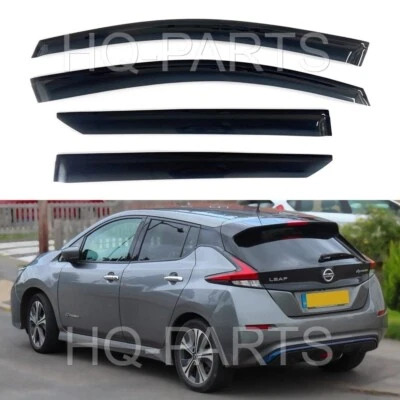 Para Nissan 18-24 Hoja Tinte Humo Ventana Visera Sol Viento Lluvia Protector Ventilación Deflector Foto 1 de 3