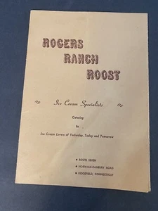 Vintage 1940’s Menu Rogers Ranch Roosr Ridgefeild Connecticut  - Picture 1 of 8