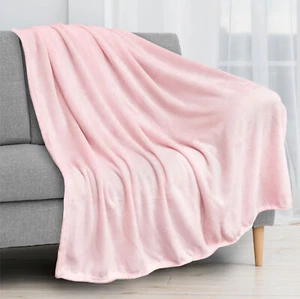 Super Soft Lightweight Fleece Warm Throw Blanket for Couch Sofa Bed Microfiber - Picture 1 of 162