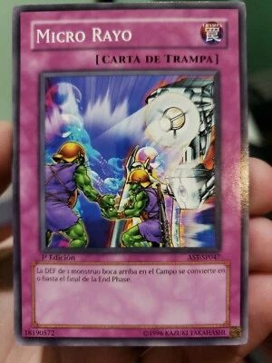 Yugioh: MICRO RAYO (RAY) - [AST-SP047] - [Common] - [1st Edition] - Spanish - NM - Image 1 of 4