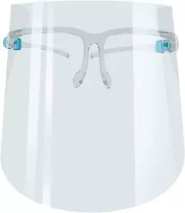 5 PZ Maschera Protezione Viso Protezione Sicurezza con Occhiali Riutilizzabile VENDITORE USA - Foto 1 di 3