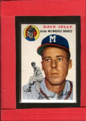 1954 Topps #188 Dave Jolly EX Excellent RC Rookie Braves ID:59958 - Image 1 of 2