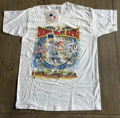 Camiseta Mark McGwire Home Run King MLB Cardinals 70 1998 talla grande nueva con etiquetas Foto 1 de 4