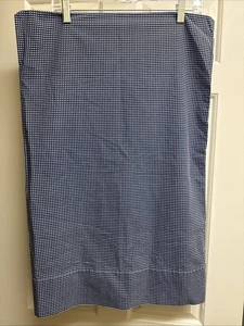 2 Vintage Ralph Lauren Standard Kissenbezüge Gingham Karo Blau USA Baumwolle EUC - Bild 1 von 4