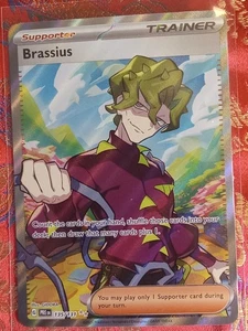 SECRET RARE ILLUSTRATION Brassius 135/131 Prismatic Evolutions Pokemon Hologram - Picture 1 of 1