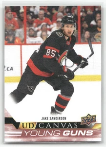 2022-23 Upper Deck Series 2 UD Canvas Young Guns Jake Sanderson #C223 - Picture 1 of 2
