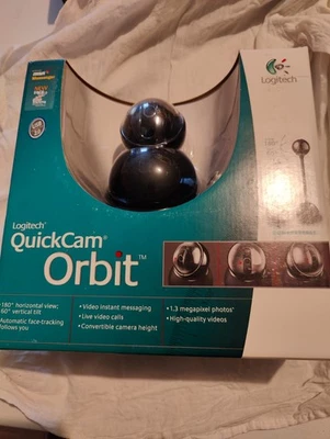 Logitech QuickCam Orbit AF Webcam Motorized Face tracking 961310-0403 OPEN BOX - Image 1 of 4
