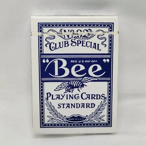 Tarjetas de Juego Bee Poker 92 Back No 67 Acabado Cámbrico Azul Ohio NUEVO SELLADO - Imagen 1 de 5