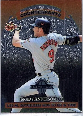 1997 Donruss Limited - Contrapartes Brady Anderson, Al Martin #166 - Imagem 1 de 2