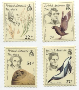 British Antarctic Territory Stamps 1985 SC #125-8 4Set Naturalists MNH - Picture 1 of 2